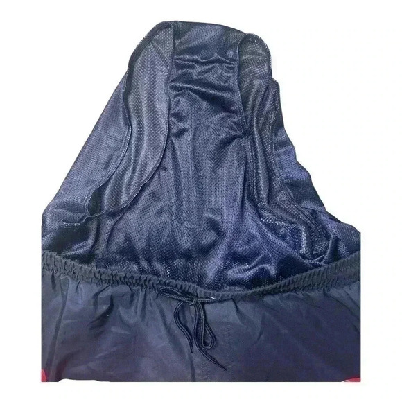 Club Room Mens Colorblock Red/Blue Striped Swim Trunks - Picture 8 of 8